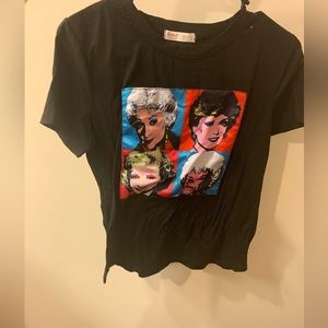 GOLDEN GIRLS ABSTRACT TEE SHIRT